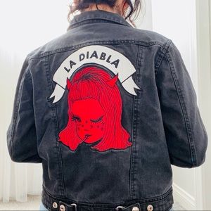 Valfre “la Diabla” Lucy black-washed jean jacket